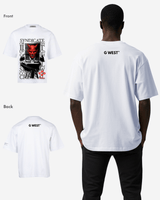 G-WEST THE DEVIL SPEAKS OVERSIZED TEE