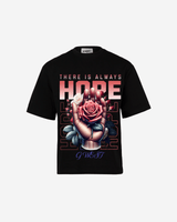 G-WEST THERE IS ALWAYS HOPE OVERSIZED TEE