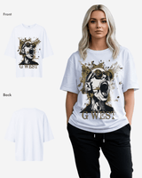 G West Womens Too Loud Oversized Tee
