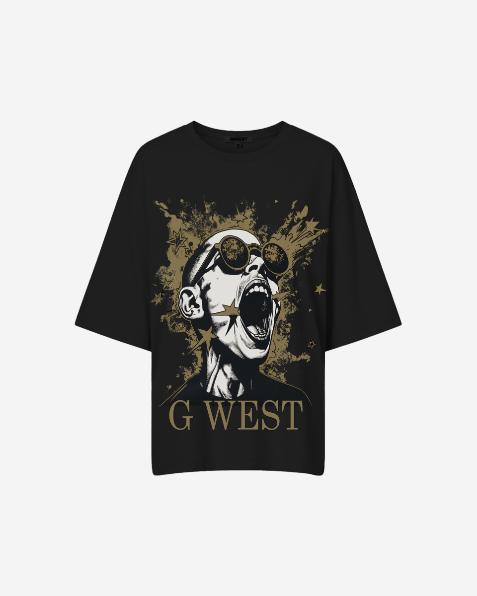 G West Womens Too Loud Oversized Tee