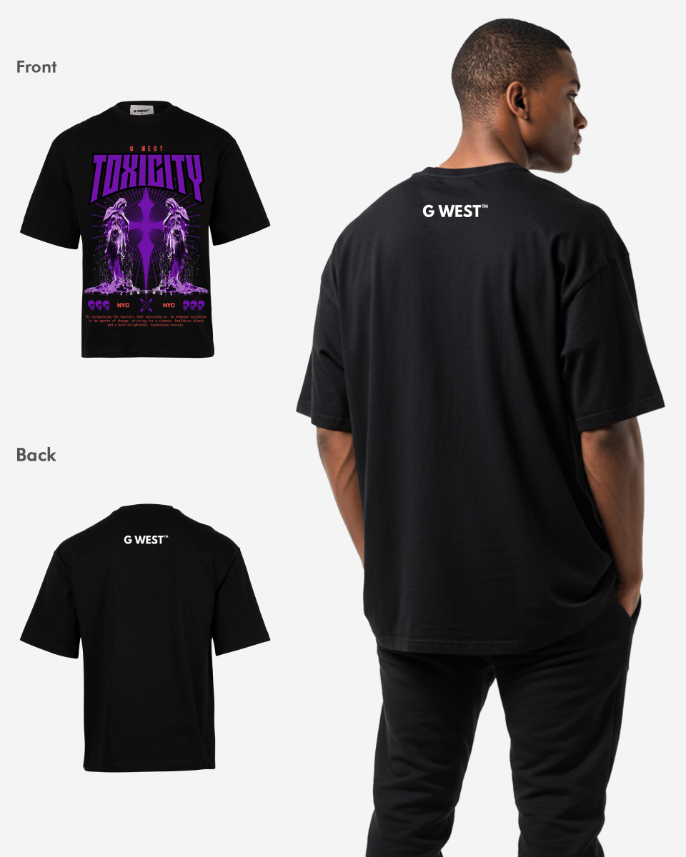 G-WEST TOXICITY OVERSIZED TEE