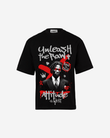 G-WEST UNLEASH THE RAW OVERSIZED TEE
