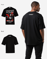 G-WEST UNLEASH THE RAW OVERSIZED TEE