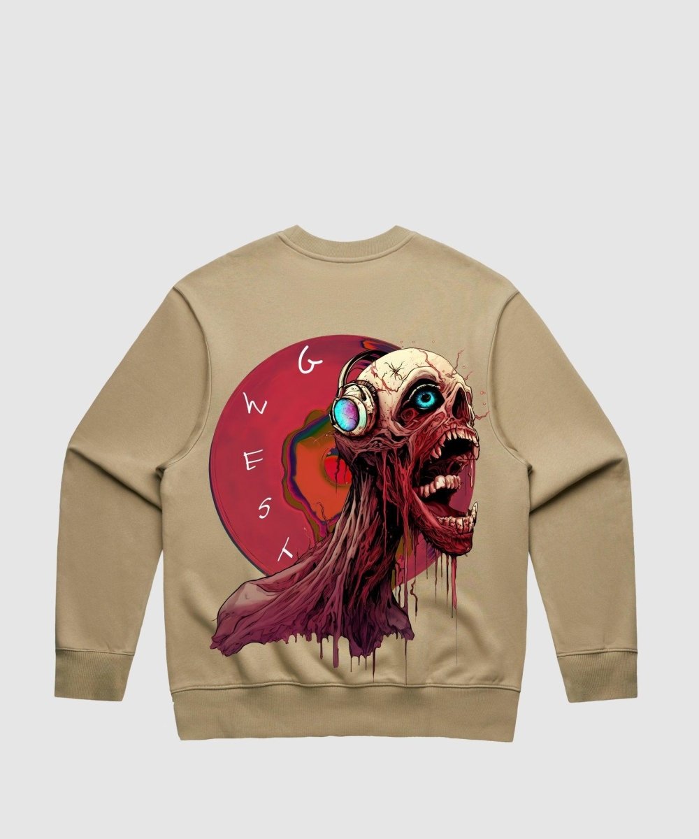 G West Vinyl Zombie Heavy Premium Crewneck