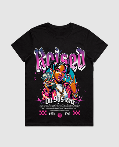 G West Women Raised On 90S Era Tee
