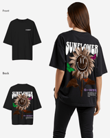 G West Womens Work Of Art Oversized Tee