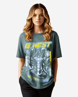 G West Womens World Is Yours Premium Oversized Tee