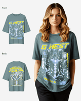 G West Womens World Is Yours Premium Oversized Tee