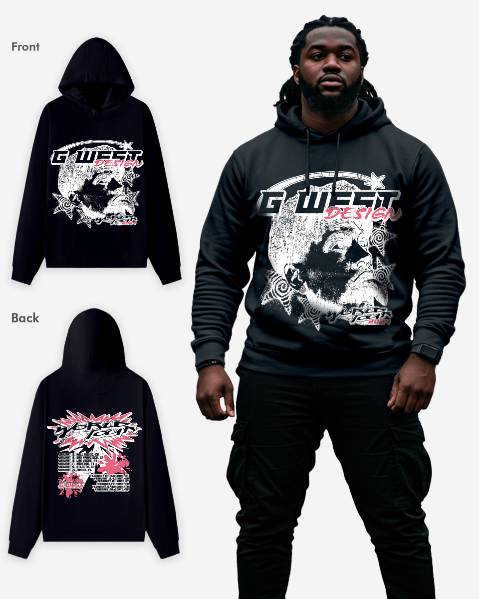 G West World Tour Hoodie Big and Tall