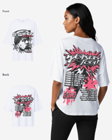 G West Womens World Tour Premium Oversized Tee