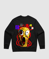 G WEST YELLOW FACE HEAVY PREMIUM CREWNECK