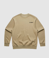 G WEST YELLOW FACE HEAVY PREMIUM CREWNECK