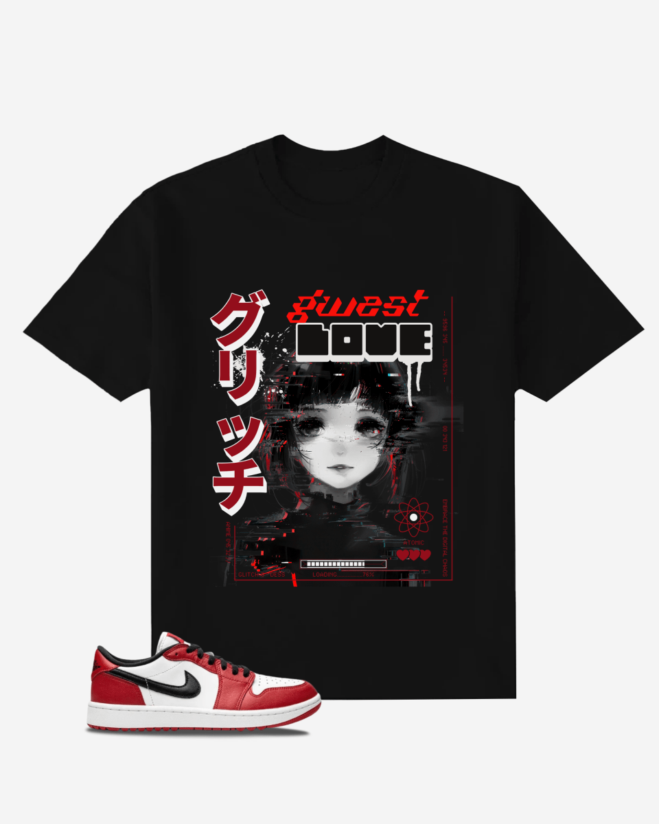 Glitched Love Oversized T-Shirt