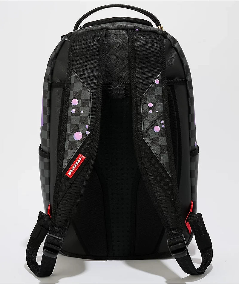Sprayground Purple Slime Takeover Backpack
