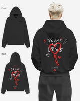 G West Drunk In Love Heavy Premium Oversized Hoodie