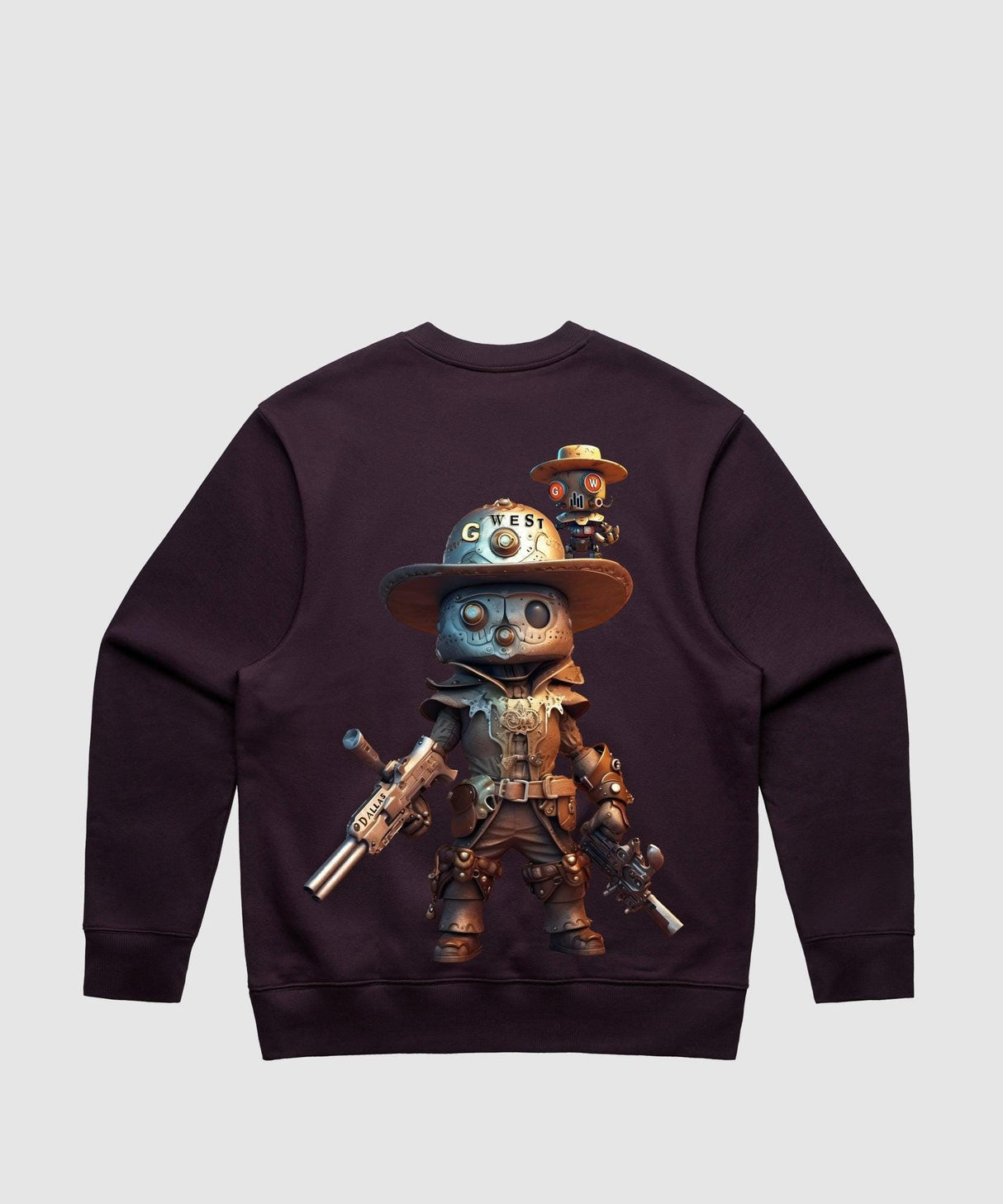 G West Dallas Cowboy Heavy Premium Crewneck