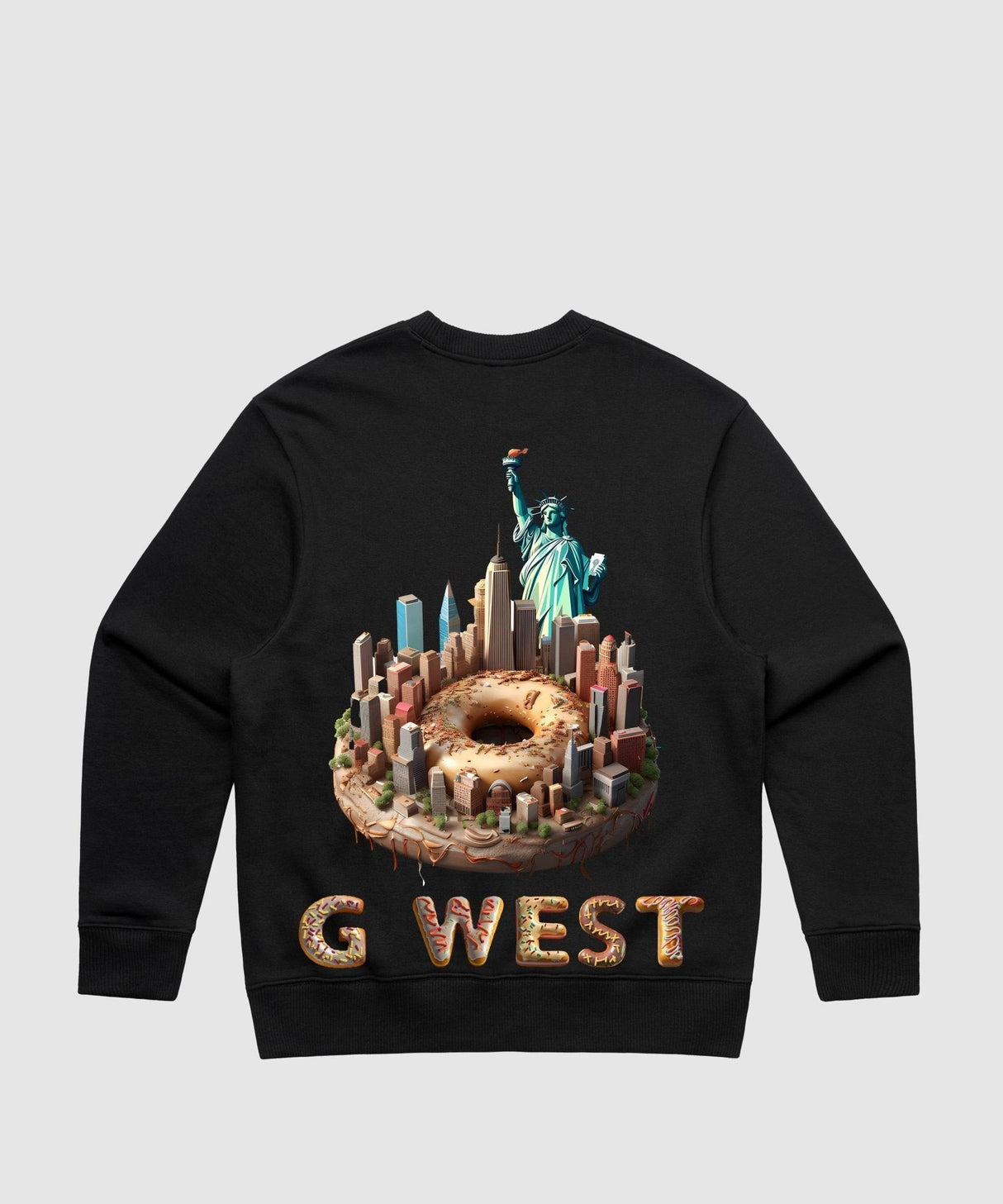 G West Nyc Donut Heavy Premium Crewneck