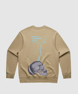 G West Lighting Skull Heavy Premium Crewneck