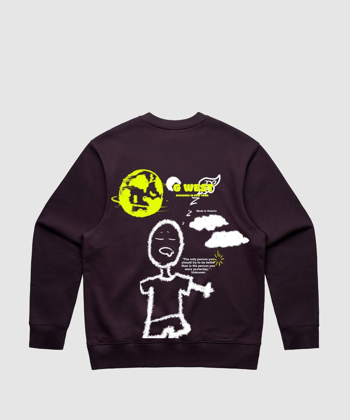 G West Stick Figure Heavy Premium Crewneck