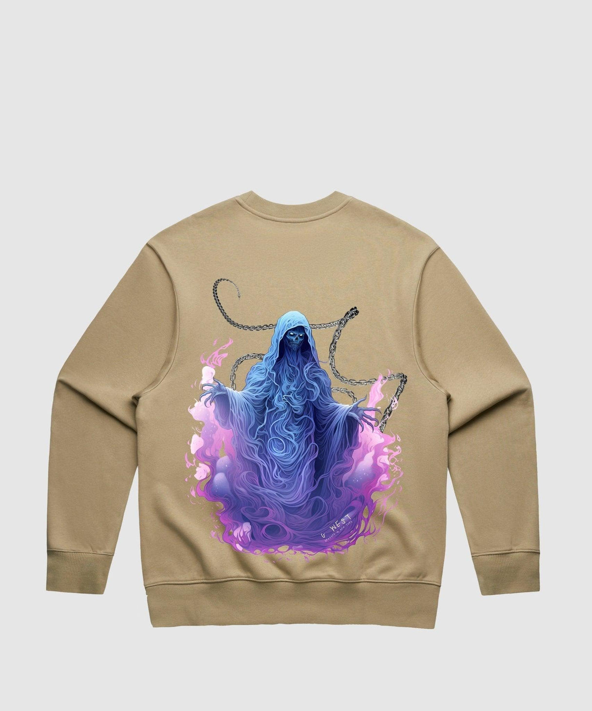 G West Purple Reaper Heavy Premium Crewneck