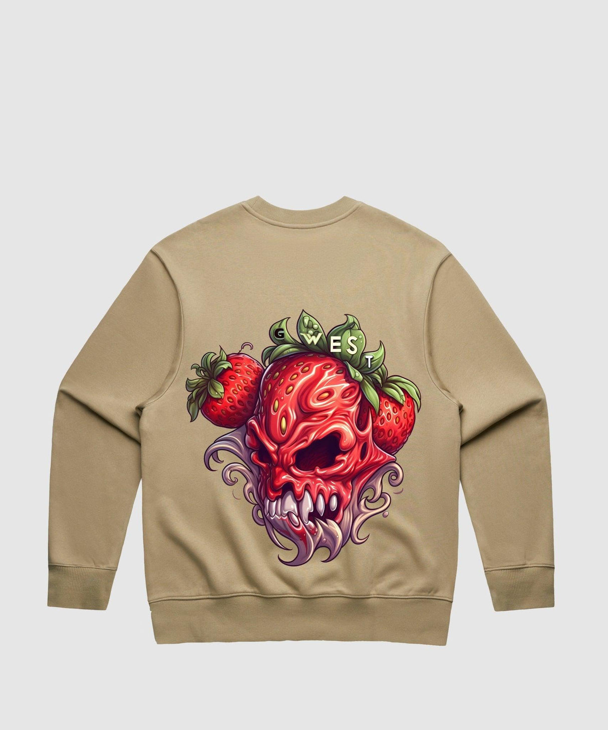 G West Mutated Strawberry Heavy Premium Crewneck