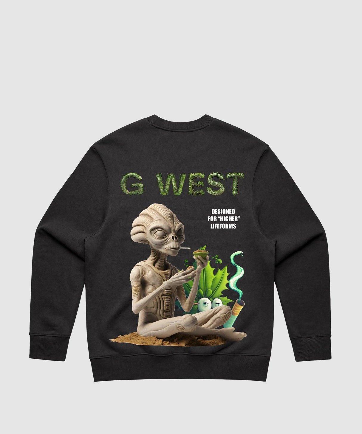G West Higher Lifefrom Heavy Premium Crewneck