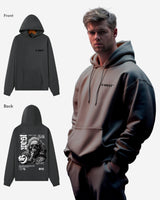 G West Smoke Skull Heavy Premium Hoodie