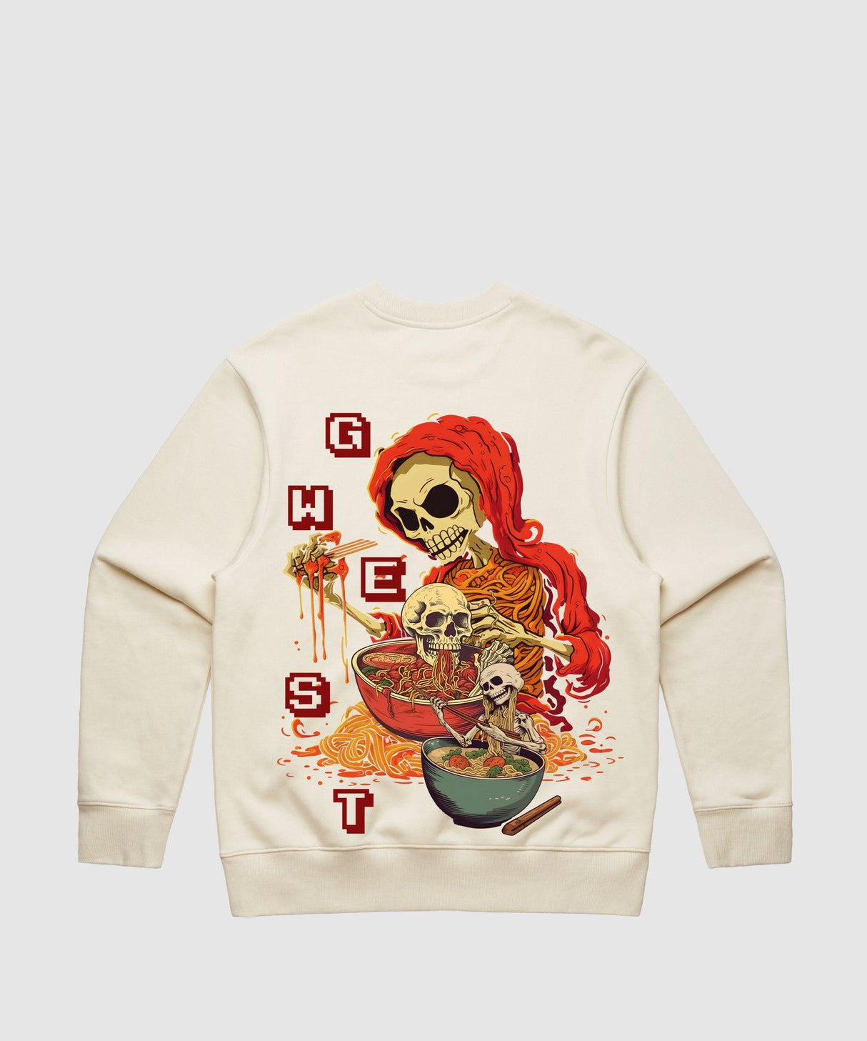 G West Noodle Skeleton Heavy Premium Crewneck