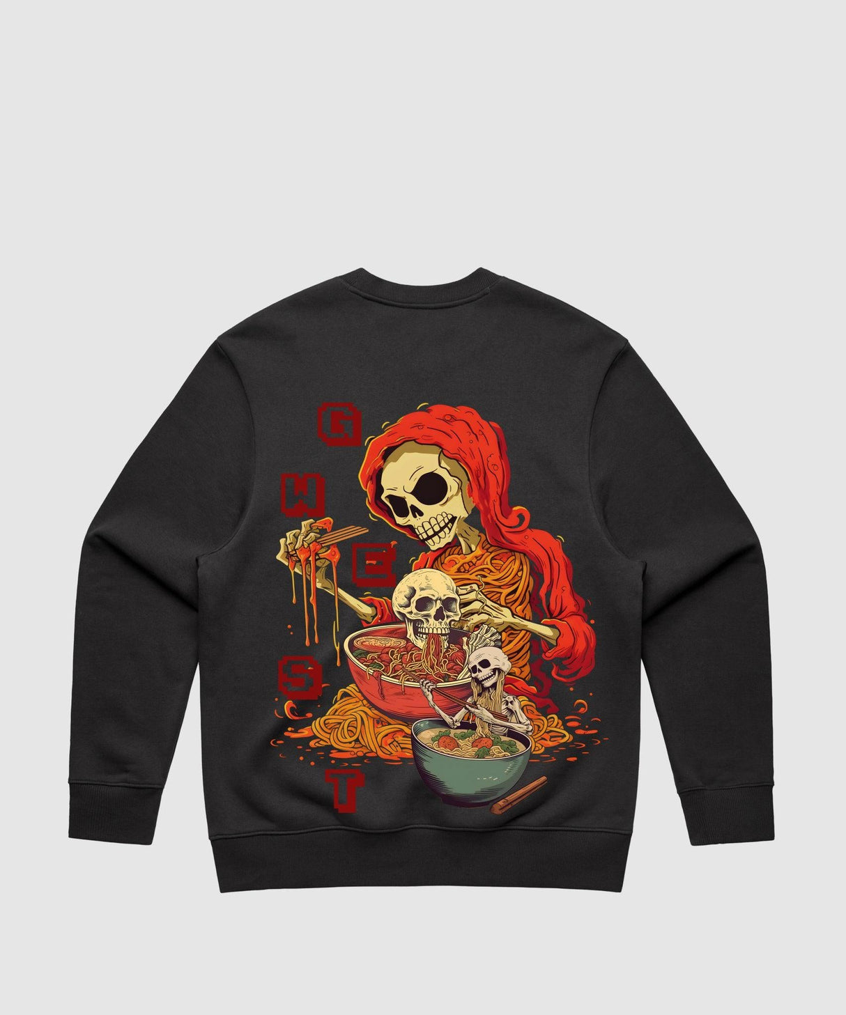 G West Noodle Skeleton Heavy Premium Crewneck
