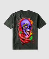 G West Oversized Premium Snake Skull T-Shirt - Gwgtl7005 - 5 Colors