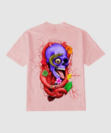 G West Oversized Premium Snake Skull T-Shirt - Gwgtl7005 - 5 Colors