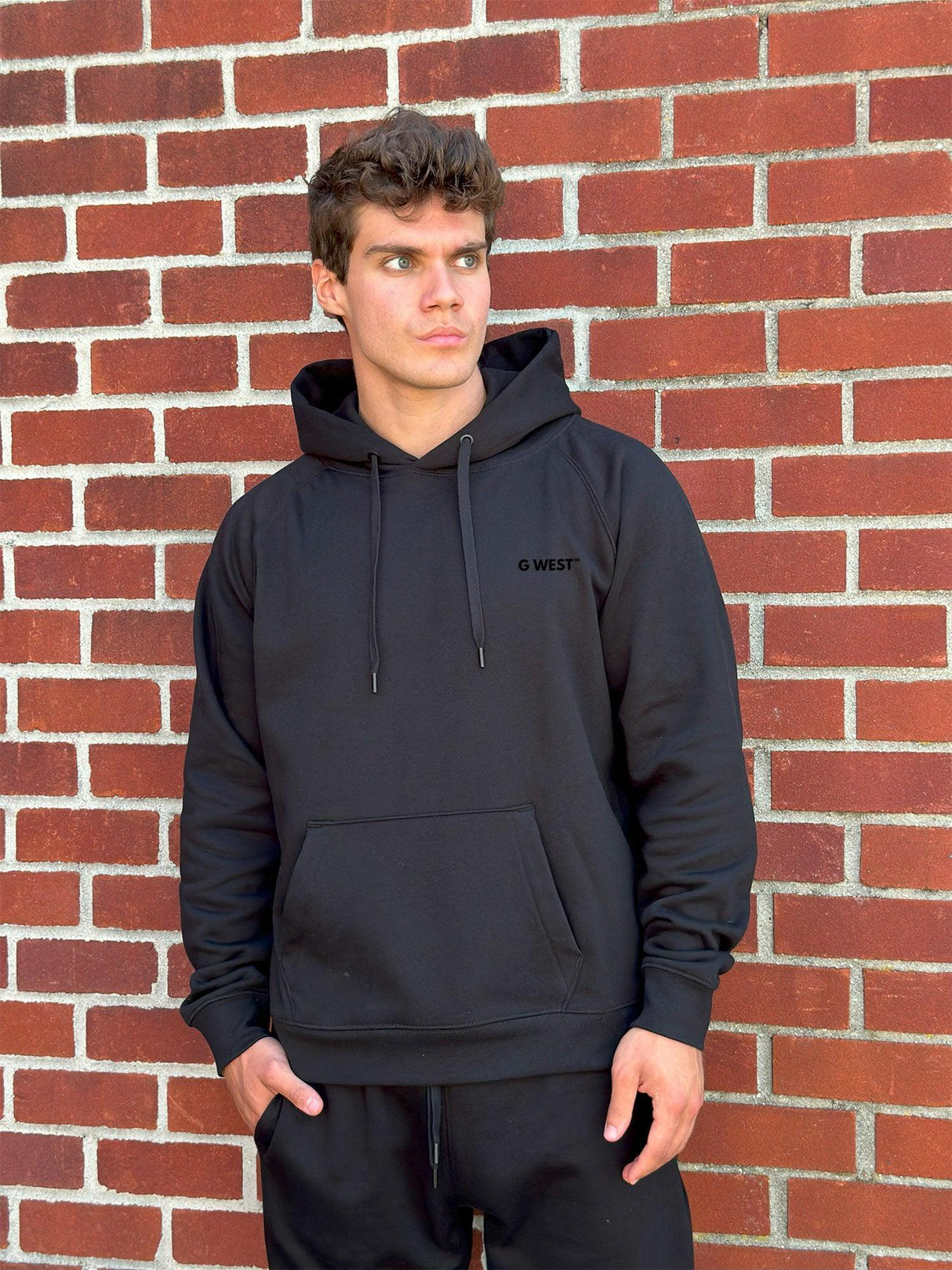 G West Stick Figure Heavy Premium Hoodie