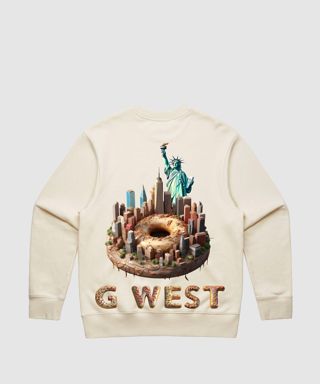 G West Nyc Donut Heavy Premium Crewneck