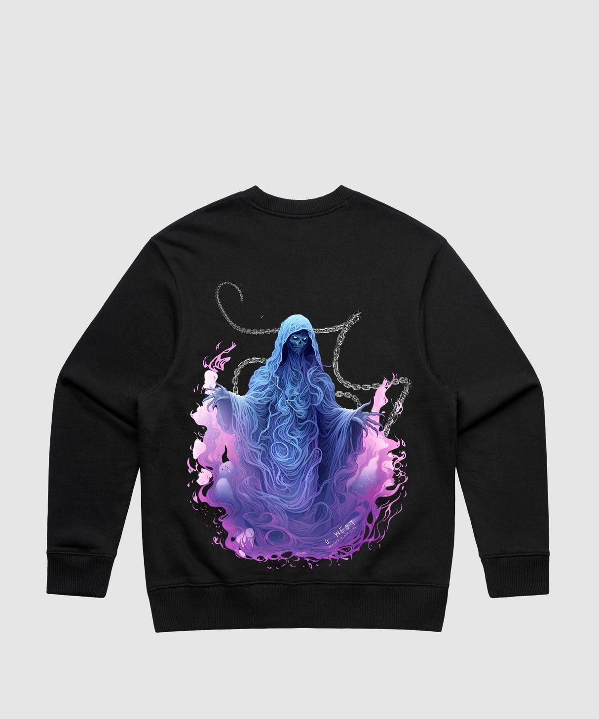 G West Purple Reaper Heavy Premium Crewneck