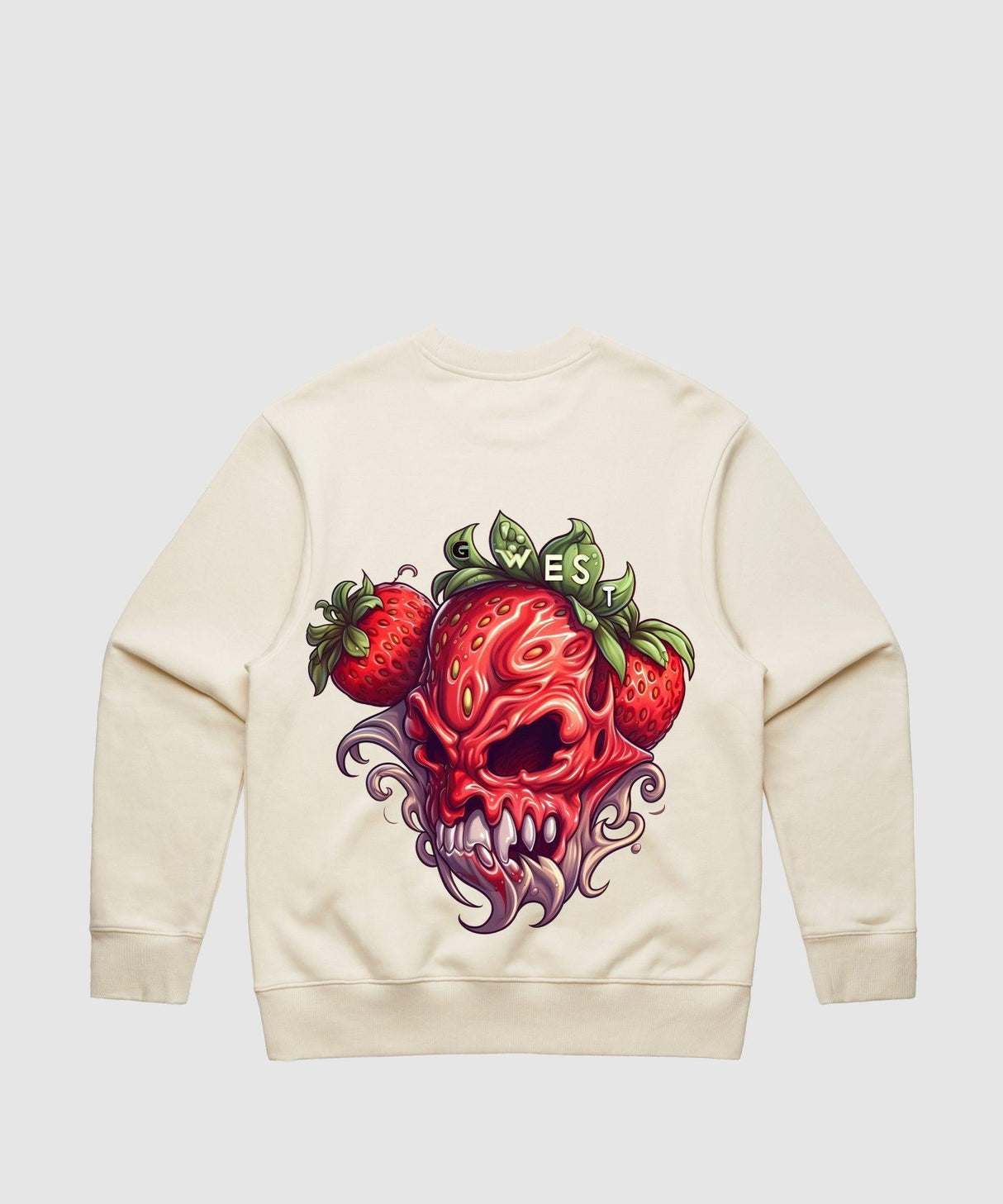 G West Mutated Strawberry Heavy Premium Crewneck