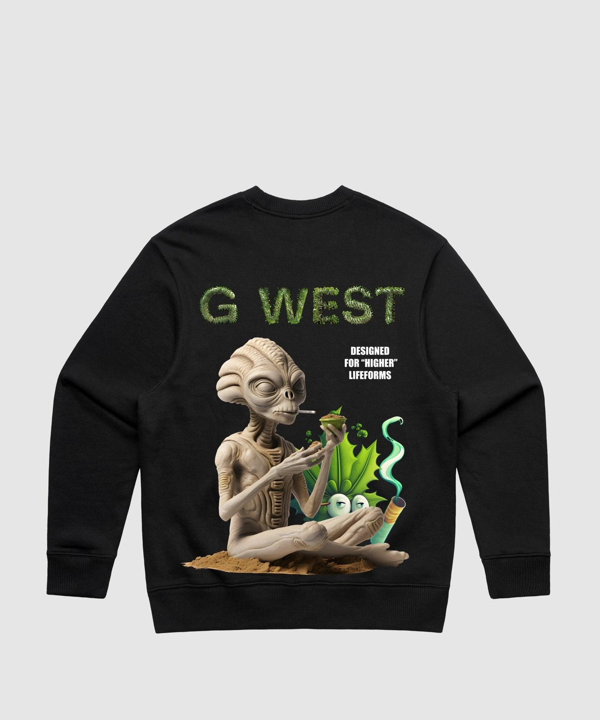 G West Higher Lifefrom Heavy Premium Crewneck