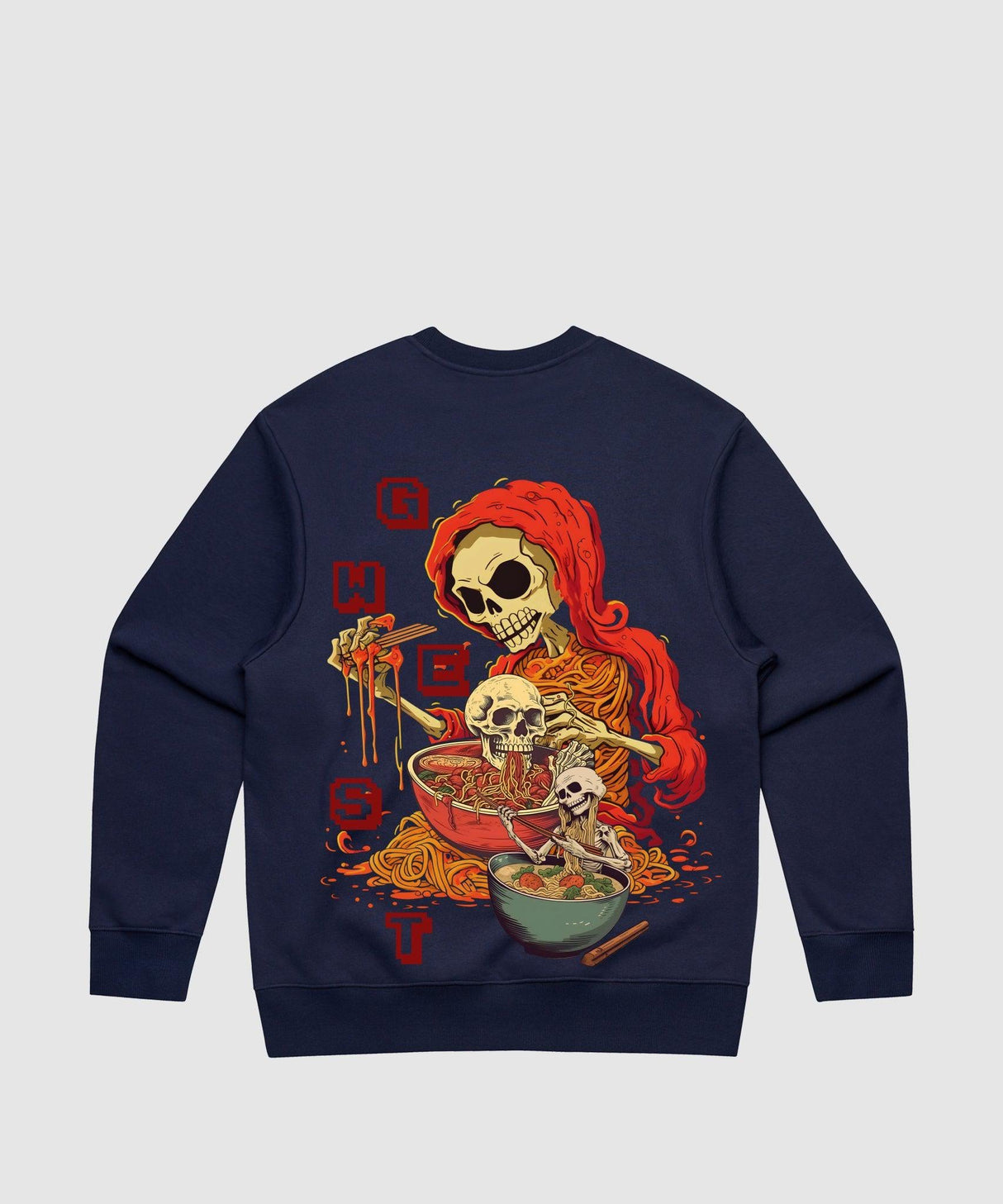 G West Noodle Skeleton Heavy Premium Crewneck
