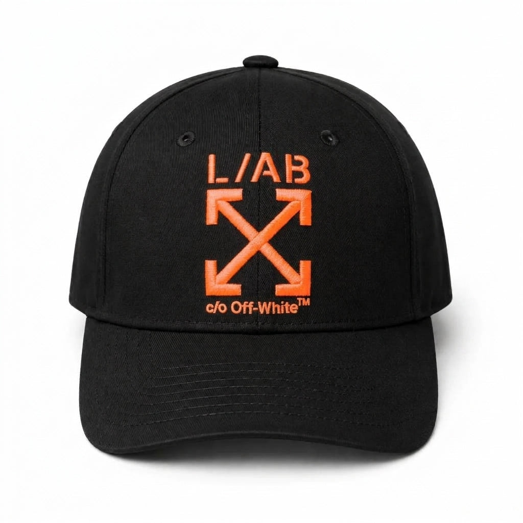 L/AB CO Off-White Clamp Arrows Curved Brim Twill Hats Multi Colors
