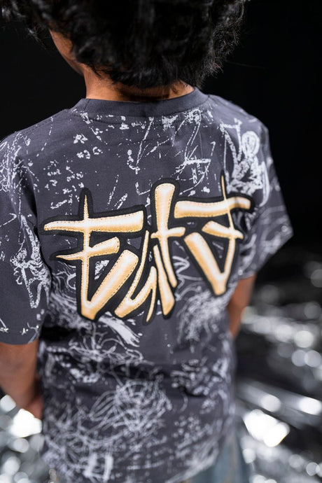 kids rhinestone oversized t shirt no finish line streetwear outfit