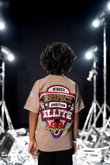 kids oversized rhinestone studded t shirt grind in silence streetwear style