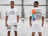 Urban outfit featuring a sporty matching short set