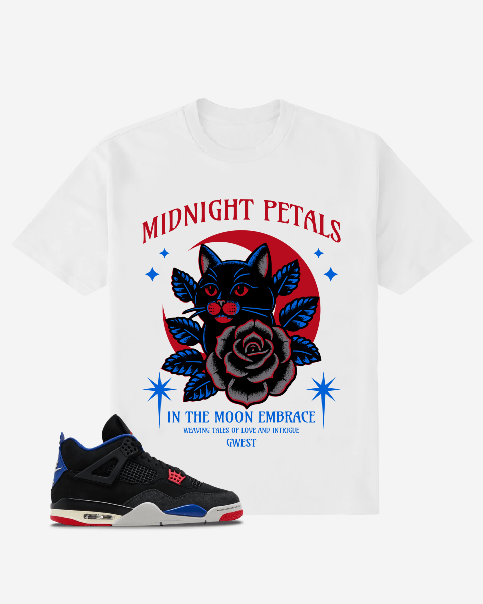 Midnight Petals Oversized T-Shirt
