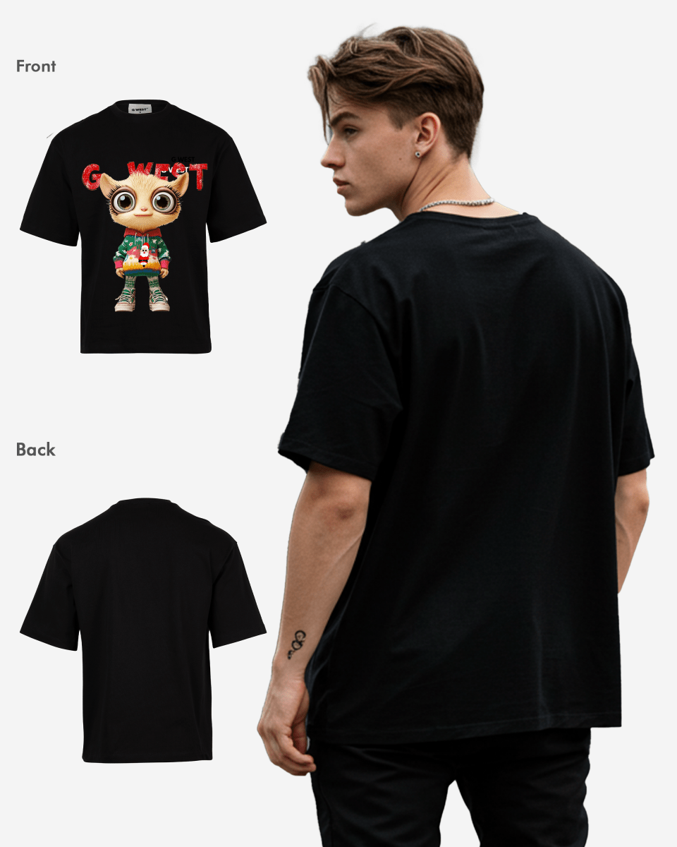 Mistletoe Mischief Oversized T-Shirt