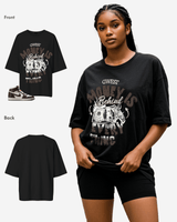 G West Money Is Behind Everything Oversized Women's T-Shirt