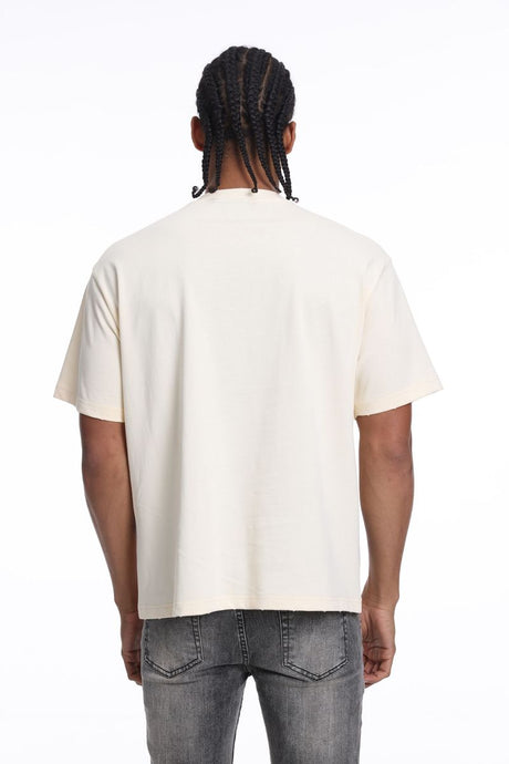 Neutral tone T-shirt modern streetwear outfit style inspiration