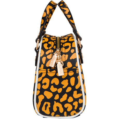 Von Dutch Orange Cheetah Bowling Bag