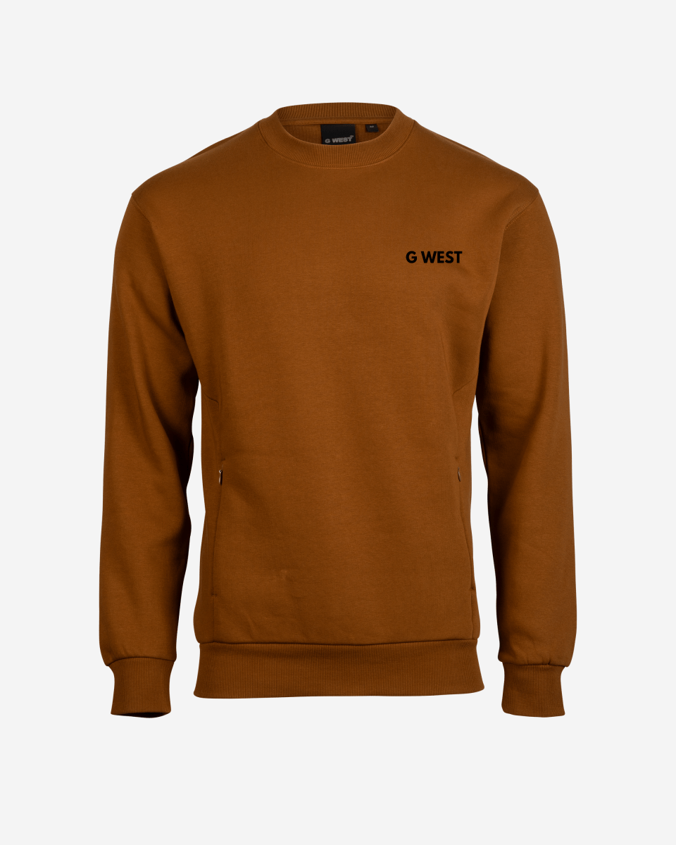 Premium Crewneck With Invisible Zippers
