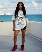 G West Punk Never Die Oversized Women's T-Shirt