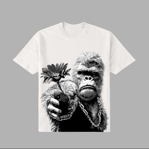 Regular Fit Big Mam Front Graphic T Shirt : Gwpbast5052 - 3 Colors
