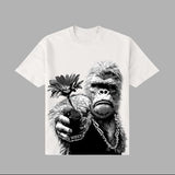 Regular Fit Big Mam Front Graphic T Shirt : Gwpbast5052 - 3 Colors